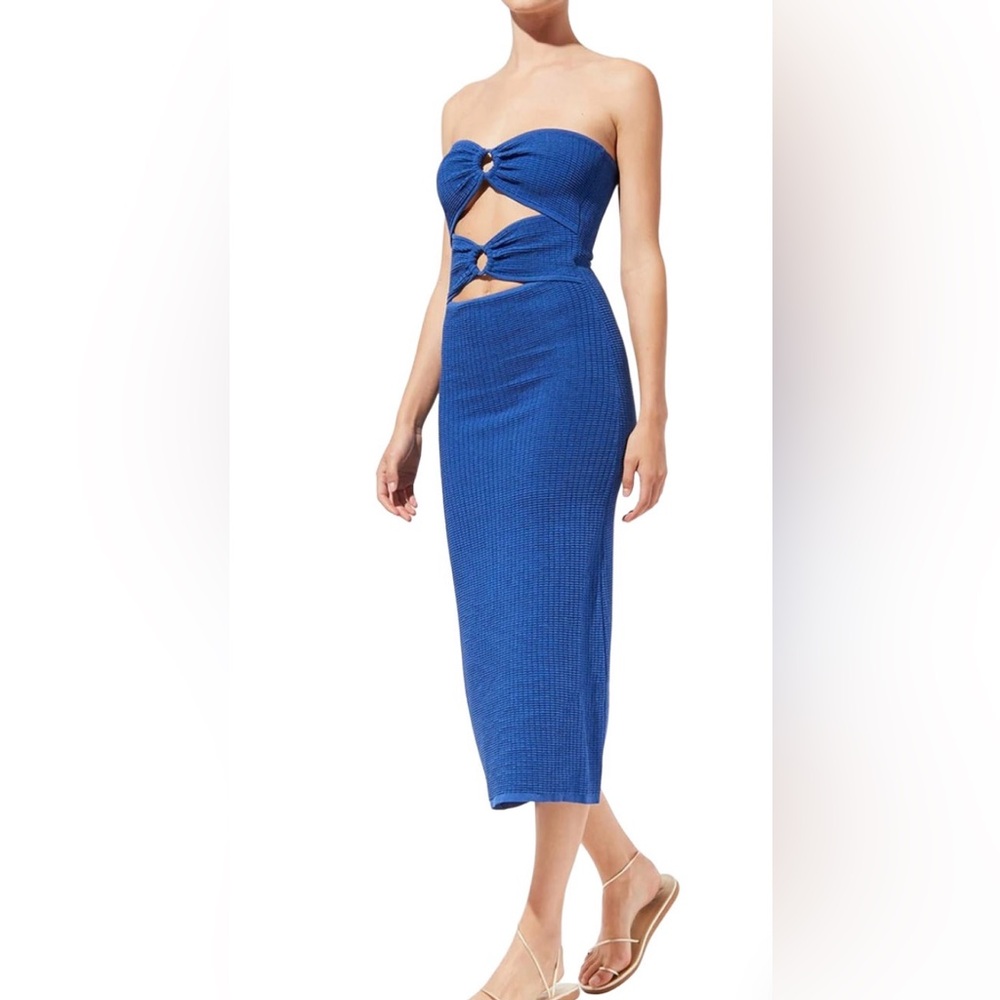 Solid and Stripe The Ariana Dress In Lapis Blue